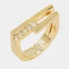 Outlet Anekke Anillo Con Brillantes Dorado