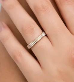 Flash Sale Anekke Anillo Dorado Textura