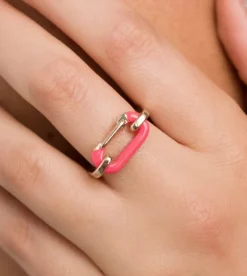 New Anekke Anillo Mosqueton Dorado