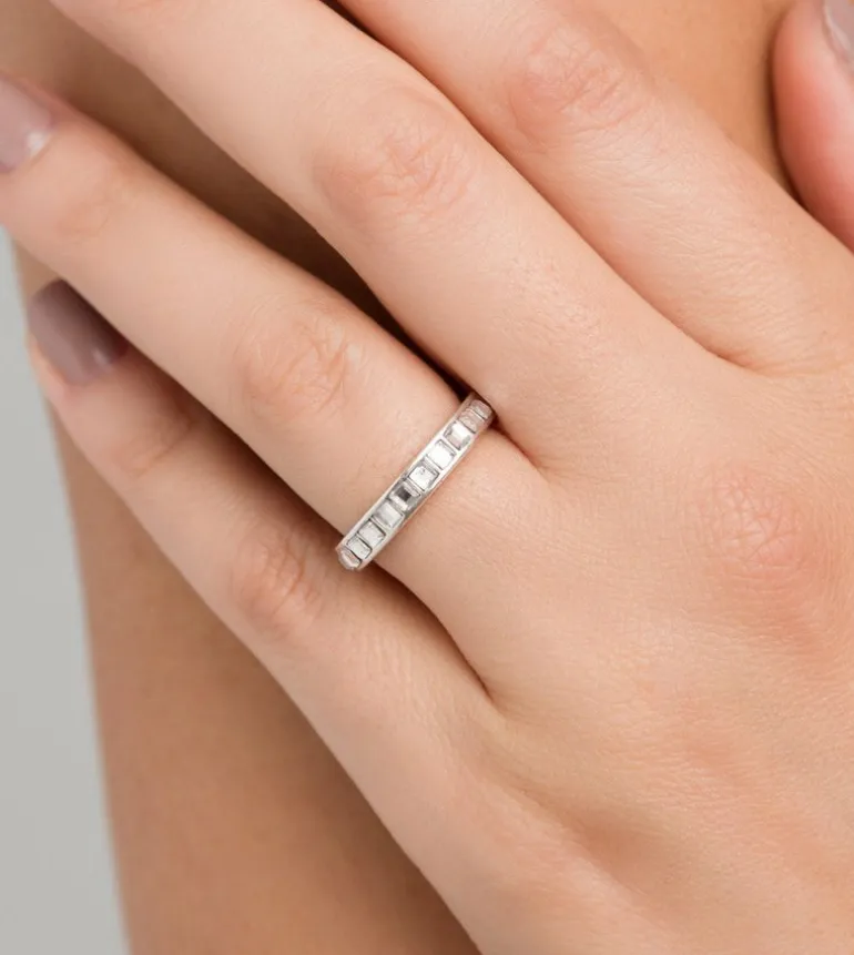 Discount Anekke Anillo Plateado Brillante