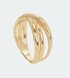 Shop Anekke Anillo Triple Dorado Jera