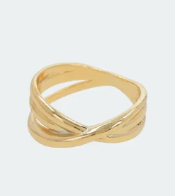 Shop Anekke Anillo Triple Dorado Jera