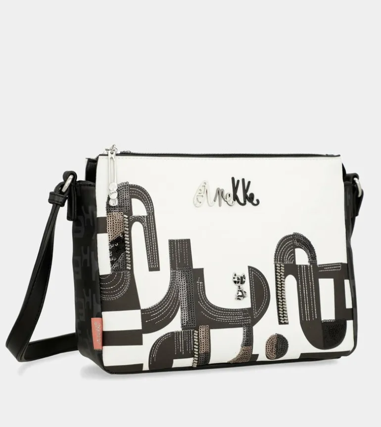 New Anekke Bandolera 3 Compartimentos Nature Sixties