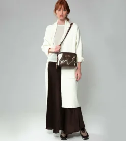 Outlet Anekke Bandolera 3 Compartimentos Marron Nature Shodo