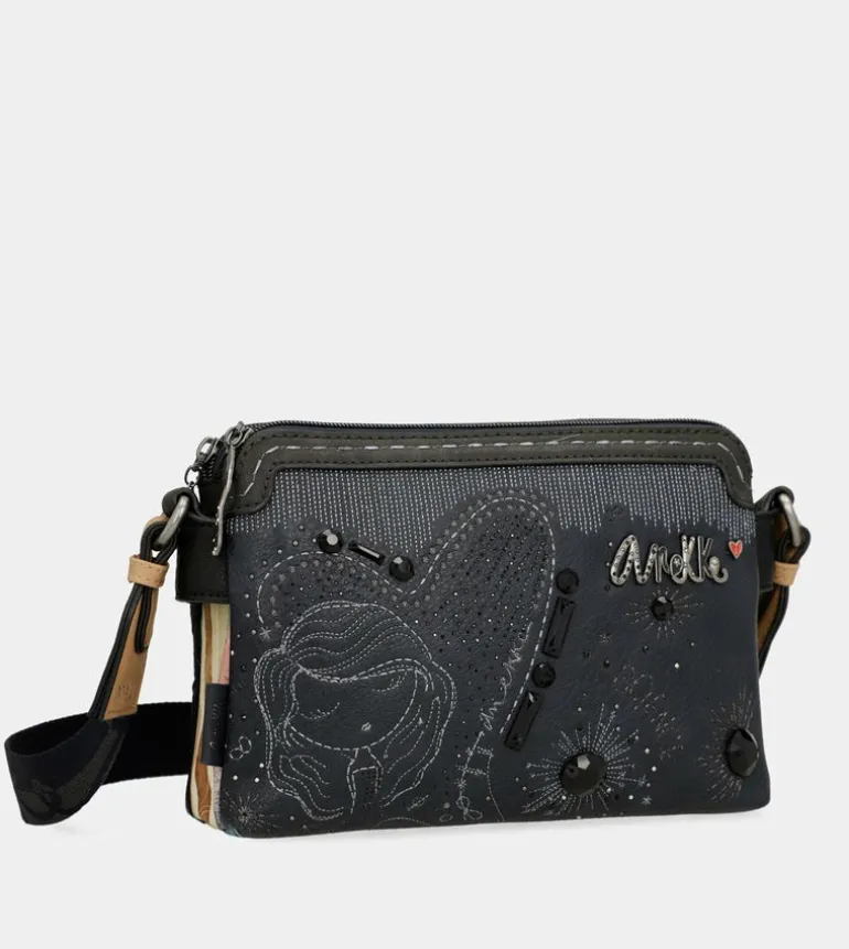 Store Anekke Bandolera 2 Compartimentos Azul Marino Studio