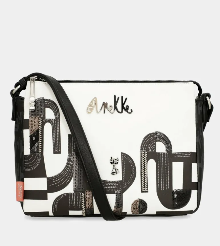 New Anekke Bandolera 3 Compartimentos Nature Sixties