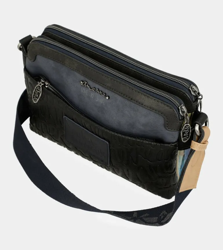 Store Anekke Bandolera 2 Compartimentos Azul Marino Studio
