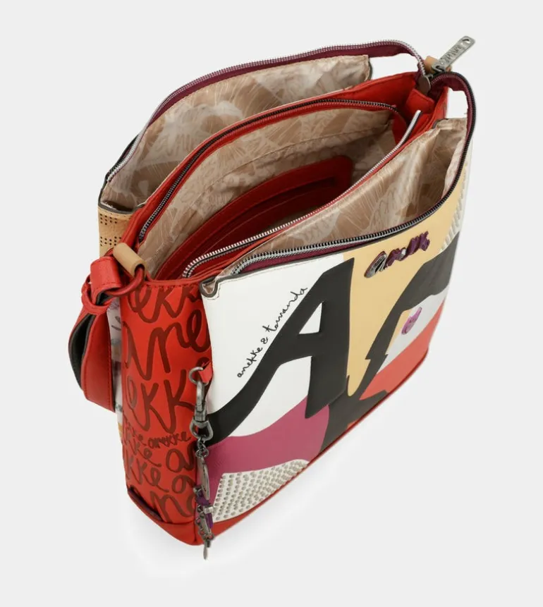 Cheap Anekke Bandolera 3 Compartimentos Fashion