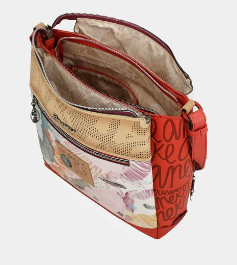 Cheap Anekke Bandolera 3 Compartimentos Fashion