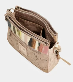 Best Sale Anekke Bandolera 3 Compartimentos Nude Studio