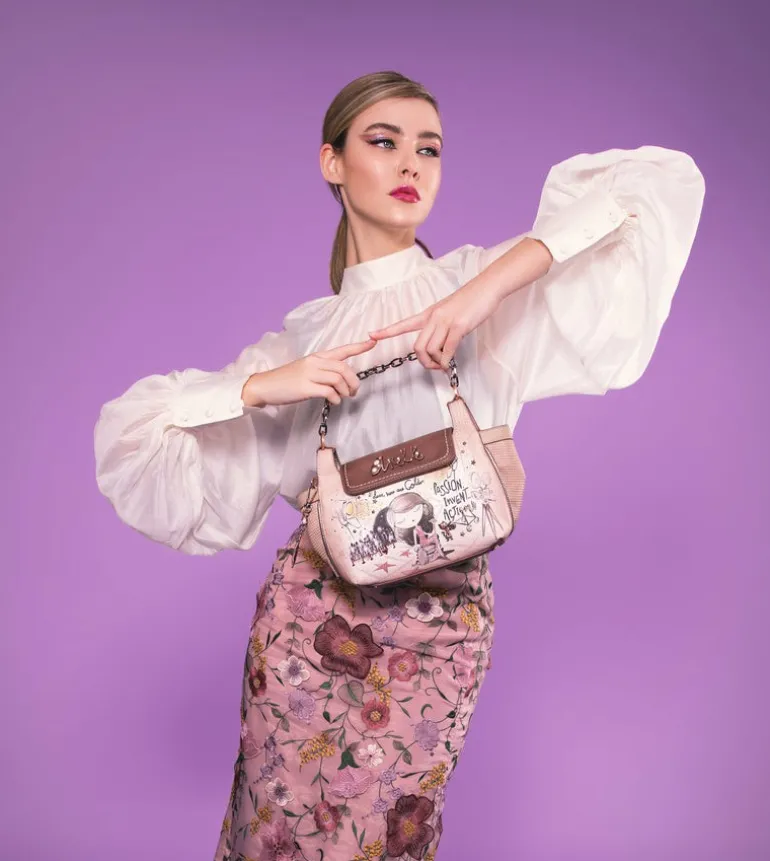 Hot Anekke Bandolera Con Asa Metalica Hollywood