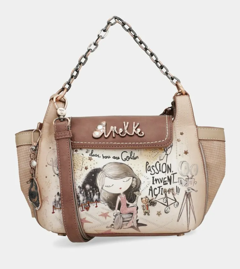 Hot Anekke Bandolera Con Asa Metalica Hollywood