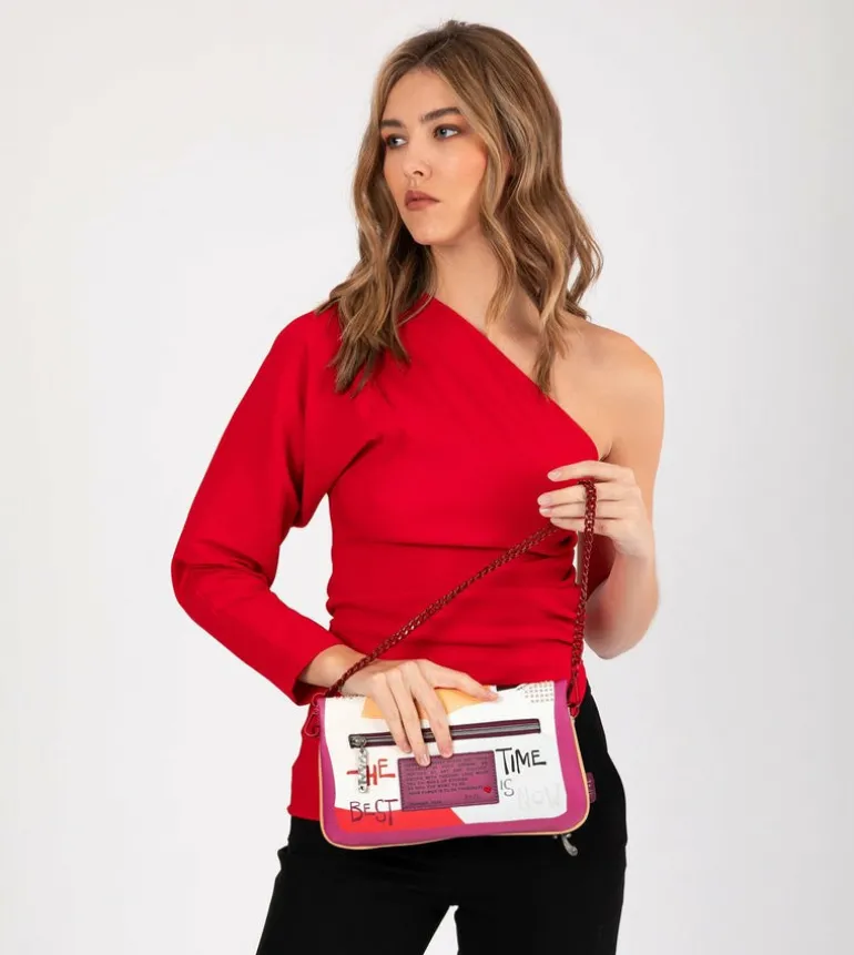 Hot Anekke Bandolera Con Asa Metalica Fashion