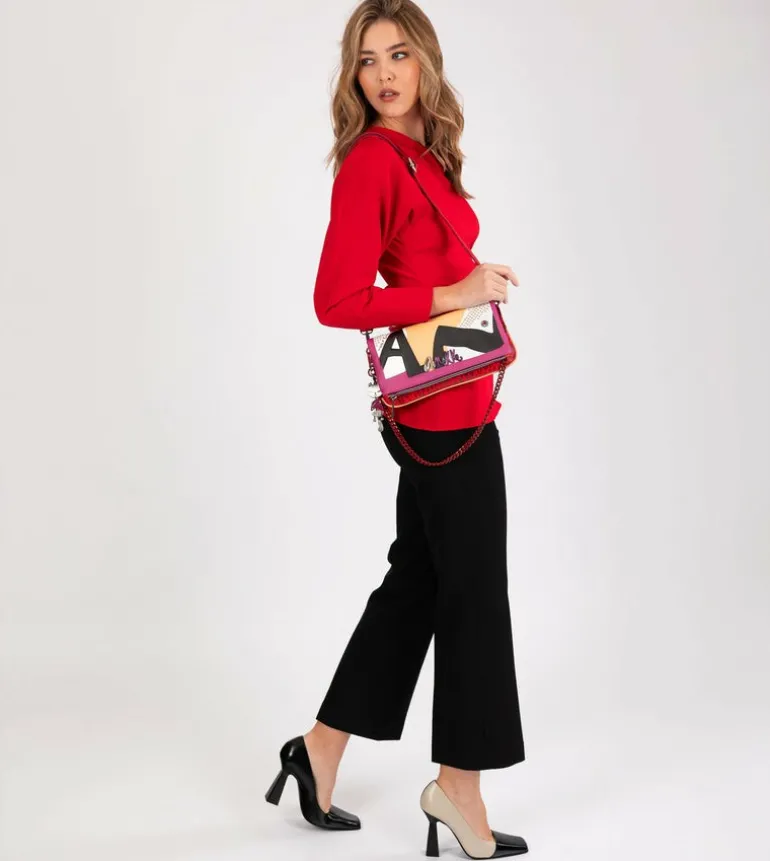 Hot Anekke Bandolera Con Asa Metalica Fashion