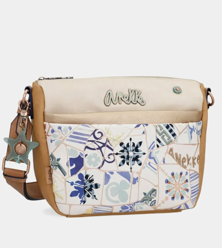 Clearance Anekke Bandolera Con Estampado Azulejo Sunrise