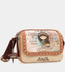 Flash Sale Anekke Bandolera Con Solapa 3 Compartimentos Menire