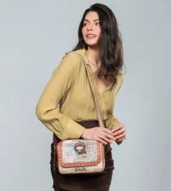 Flash Sale Anekke Bandolera Con Solapa 3 Compartimentos Menire