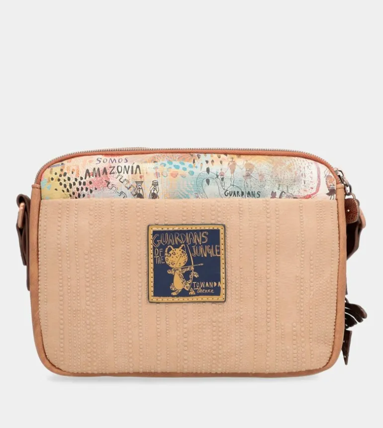 Flash Sale Anekke Bandolera Con Solapa 3 Compartimentos Menire