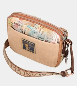 Flash Sale Anekke Bandolera Con Solapa 3 Compartimentos Menire