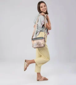 New Anekke Bandolera Doble Compartimento Hollywood