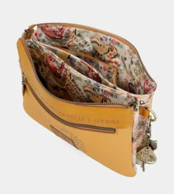 Flash Sale Anekke Bandolera Dos Compartimentos Ocre Nature Pachamama