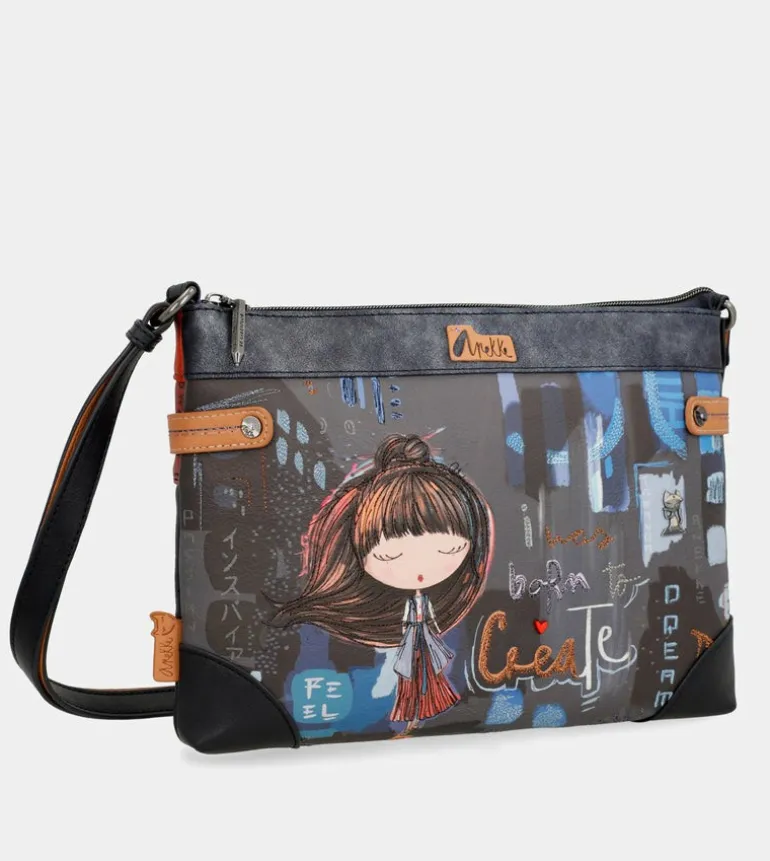 Flash Sale Anekke Bandolera Estampada Grande Contemporary