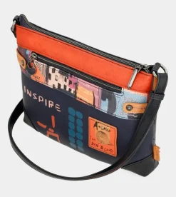 Flash Sale Anekke Bandolera Estampada Grande Contemporary