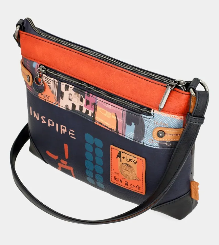 Flash Sale Anekke Bandolera Estampada Grande Contemporary