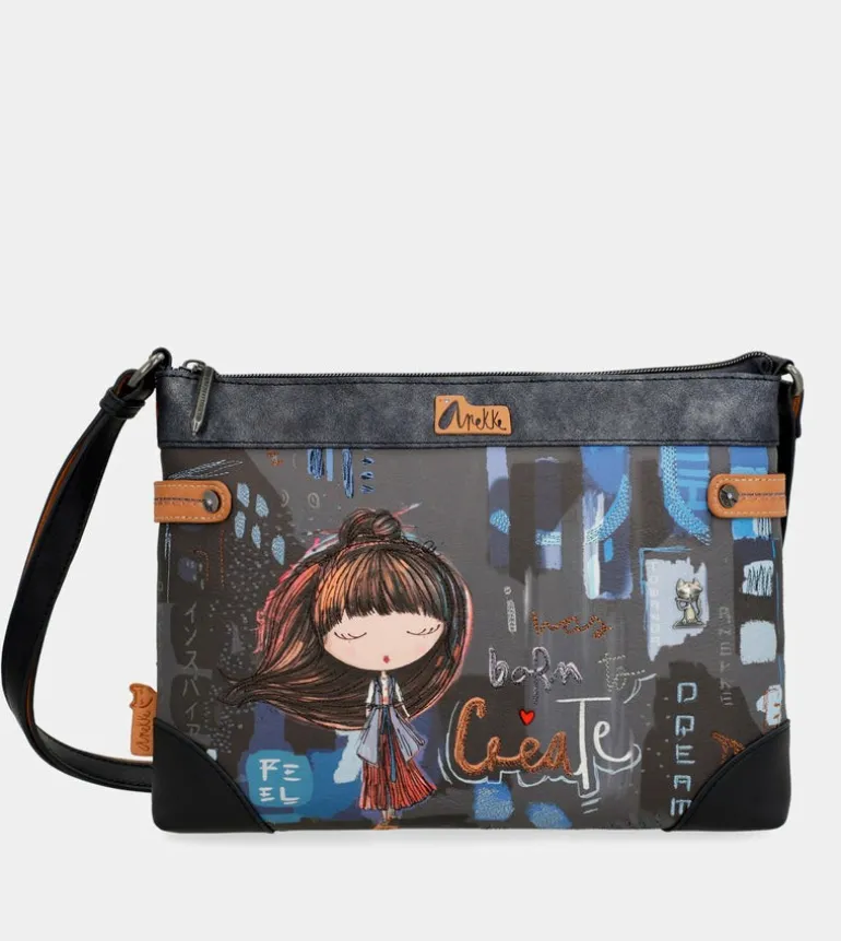 Flash Sale Anekke Bandolera Estampada Grande Contemporary