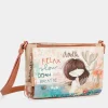 Cheap Anekke Bandolera Estampada Triple Compartimento Mediterranean
