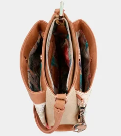 Cheap Anekke Bandolera Estampada Triple Compartimento Mediterranean