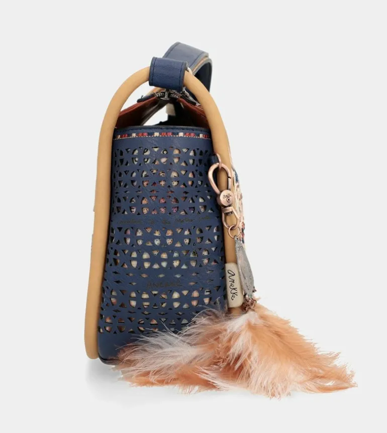 Best Sale Anekke Bandolera Estampado Azul Marino Tribe