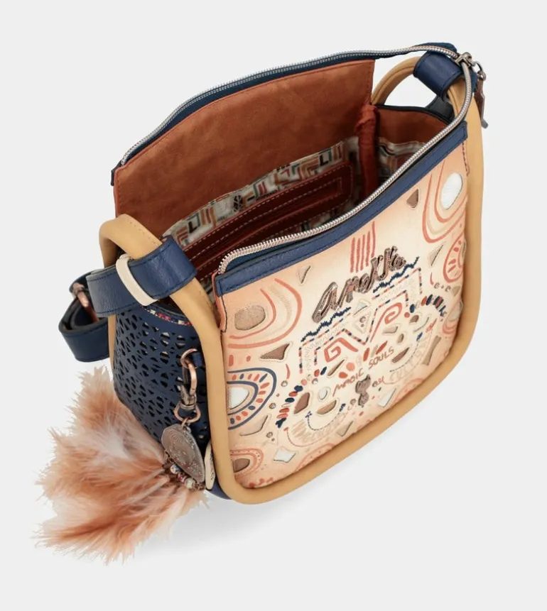 Best Sale Anekke Bandolera Estampado Azul Marino Tribe