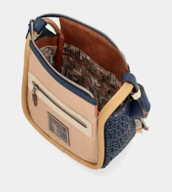 Best Sale Anekke Bandolera Estampado Azul Marino Tribe