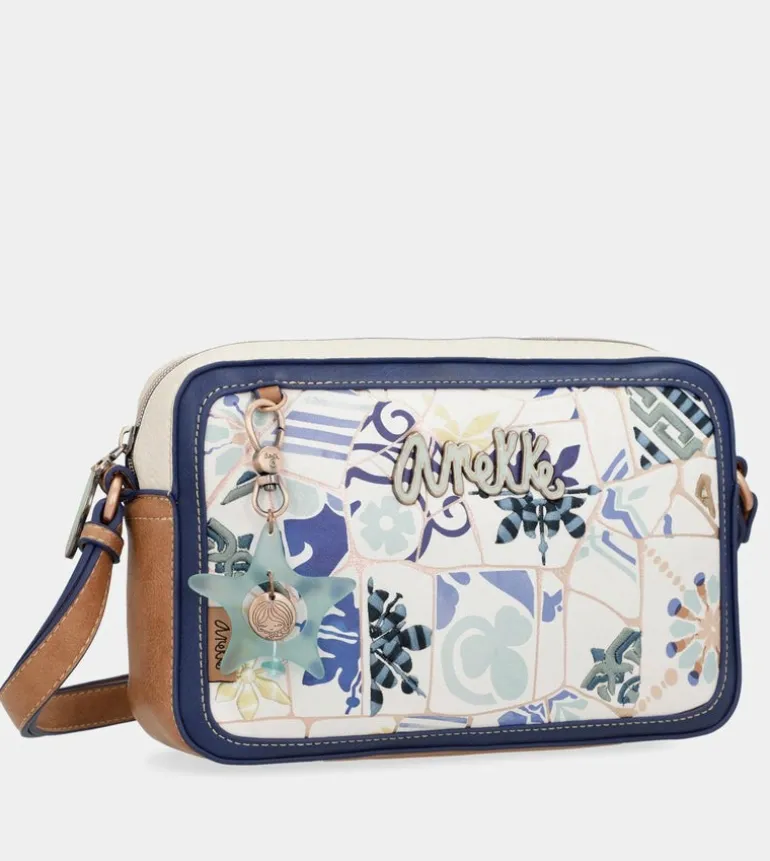 Clearance Anekke Bandolera Estampado Azulejo Sunrise