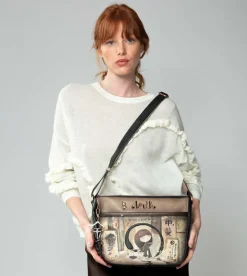 Fashion Anekke Bandolera Grande Con Bolsillos Shoen