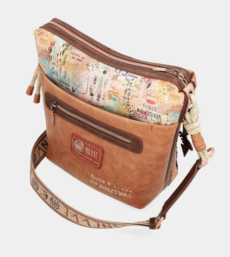 Shop Anekke Bandolera Grande Con Bolsillo Frontal Menire