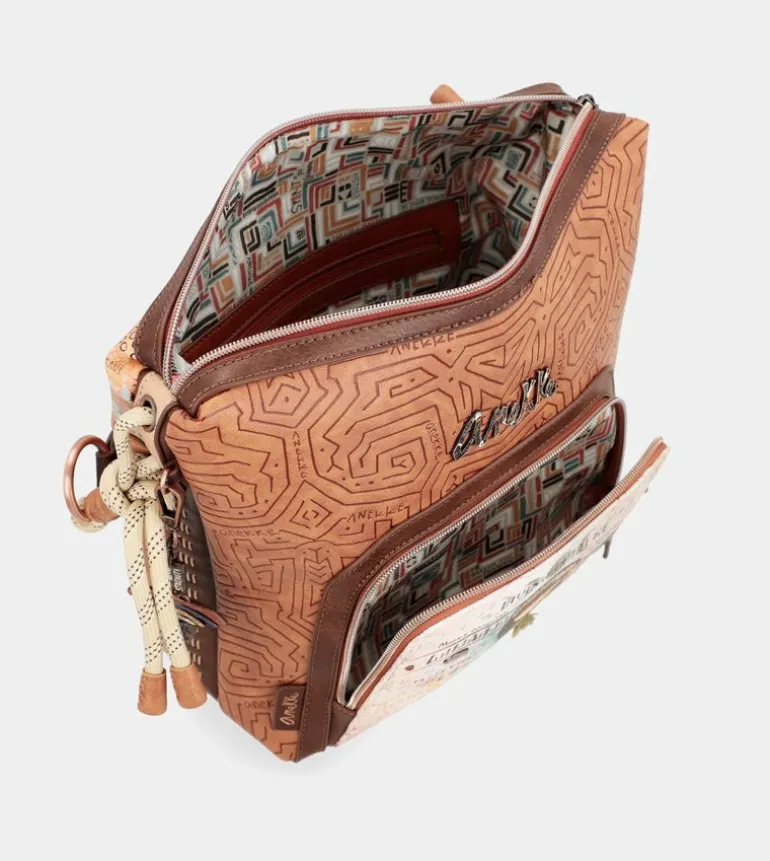 Shop Anekke Bandolera Grande Con Bolsillo Frontal Menire