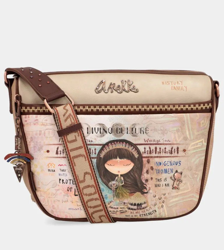 Sale Anekke Bandolera Grande Con Bolsillos Menire