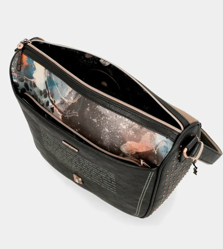Fashion Anekke Bandolera Grande Con Bolsillos Shoen