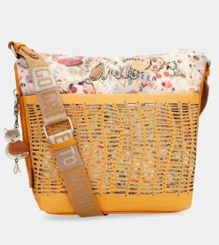 Outlet Anekke Bandolera Grande Ocre Nature Pachamama