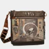 Clearance Anekke Bandolera Marron Mediana Shoen