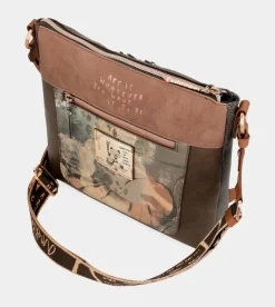 Clearance Anekke Bandolera Marron Mediana Shoen