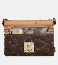 Sale Anekke Bandolera Marron Shoen