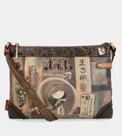 Sale Anekke Bandolera Marron Shoen