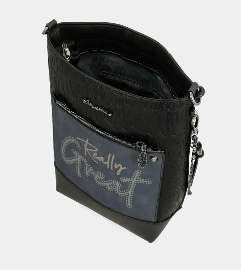 Cheap Anekke Bandolera Mediana Azul Marino Studio