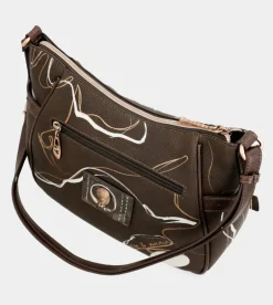 Best Anekke Bandolera Mediana Marron Nature Shodo