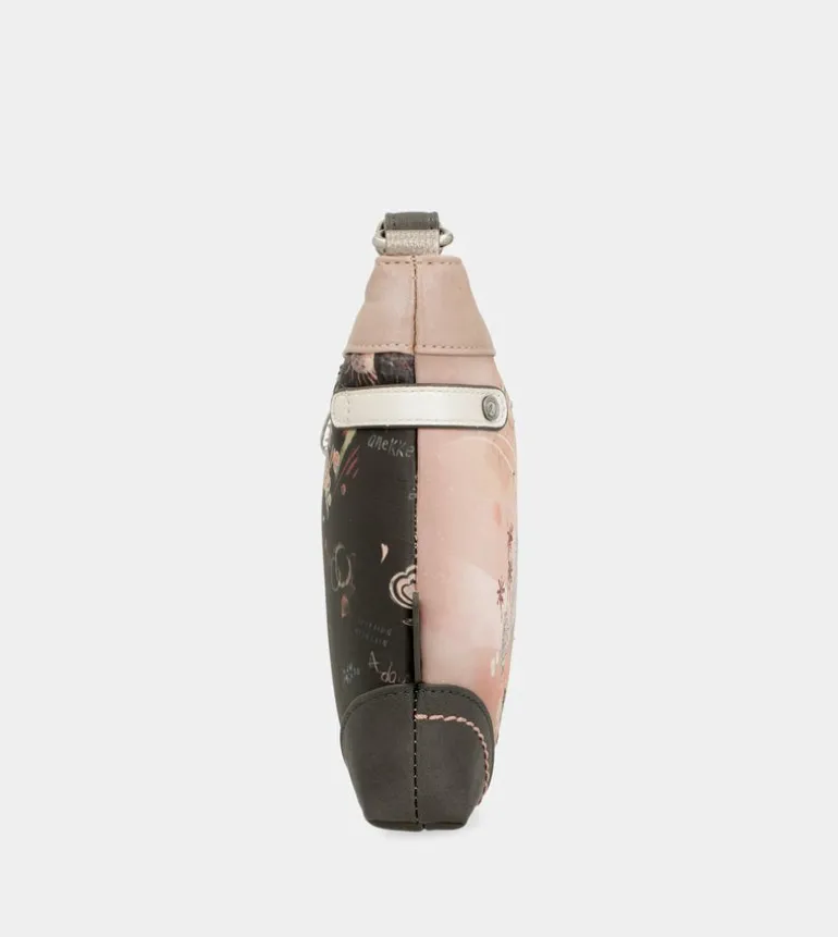 Clearance Anekke Bandolera Mediana Peace & Love Rosa