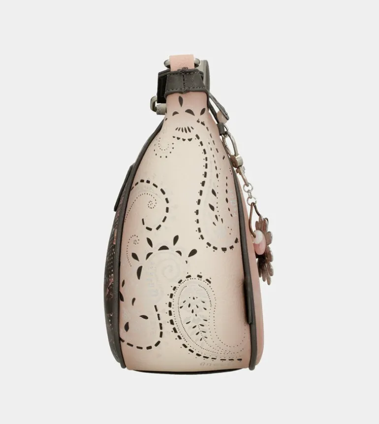 Flash Sale Anekke Bandolera Peace & Love Rosa