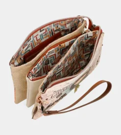 Hot Anekke Bandolera Pequena 3 Compartimentos Menire